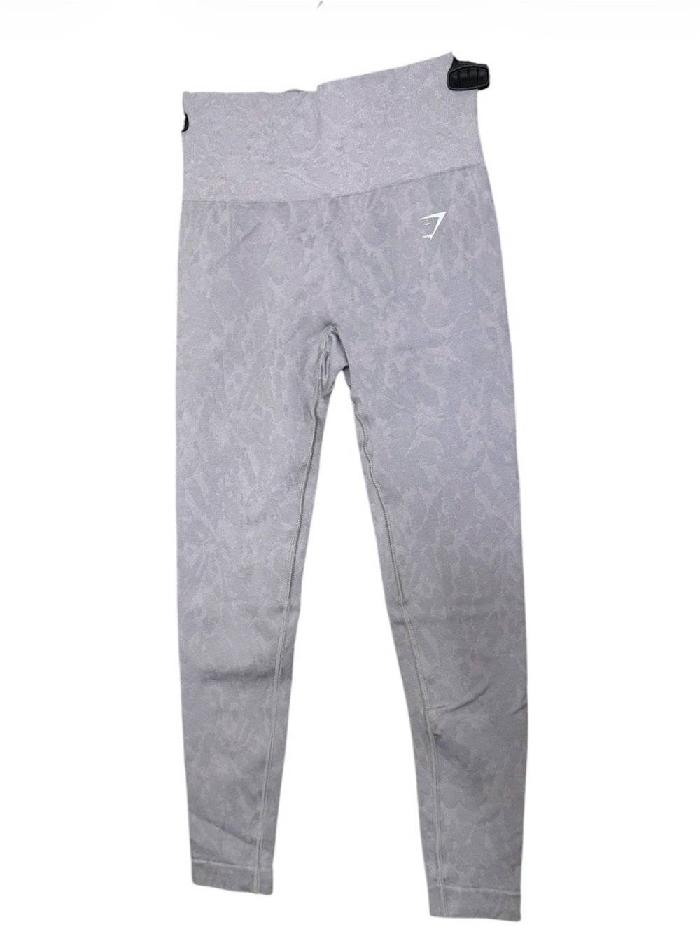 Gymshark High-Waist Light Grey Textured Leggings